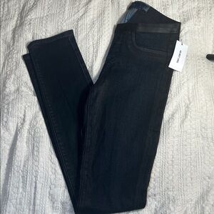 Helmut Lang black wash denim skinny jeans size 25